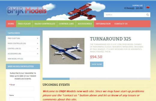 BMJR Models Web Site ReDesign - Harvest Web Design Melbourne Florida