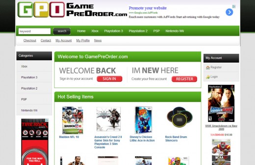 GamePreOrder | Harvest Web Design Melbourne Florida