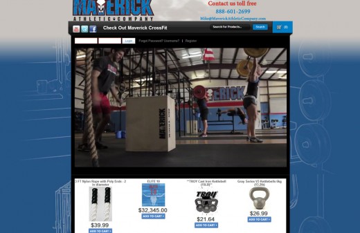 Maverick Athletic Company | Harvest Web Design Melbourne Florida