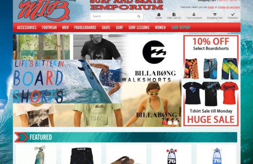 MTB Surf and Skate | Harvest Web Design Melbourne Florida