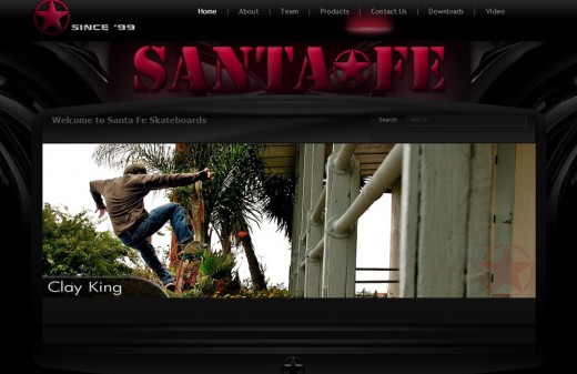 Santa Fe Skateboards | Harvest Web Design Melbourne FLorida