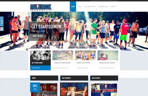 Maverick CrossFit - Harvest Web Design Melbourne Florida Web Designer