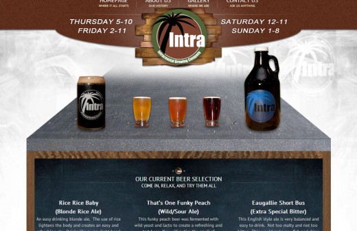 Intracoastal Brewing Company - Harvest Web Design Melbourne Florida Web Designer