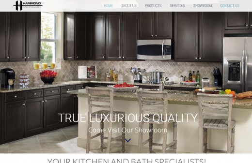 Hammond Kitchen and Bath Harvest Web Design Melbourne Florida