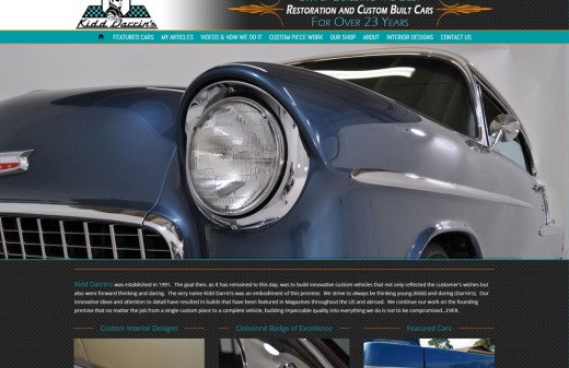 Kidd Darrin's Custom Cars Harvest Web Design Melbourne Florida